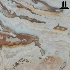 سنگ تراورتن عباس آباد موج دار نباتی